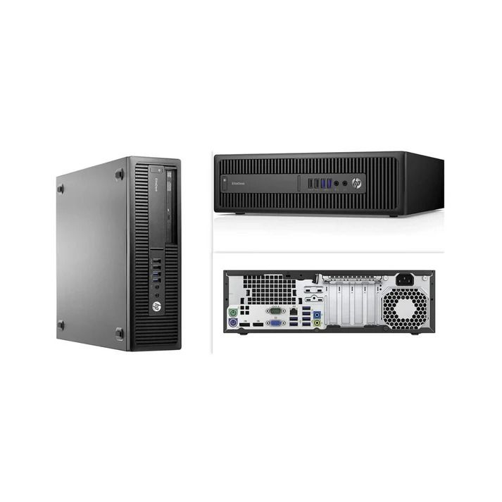 HP EliteDesk 800 G2 Core i5 8GB RAM 500GB HDD + 20” HP ProDisplay Monitor  (REFURBISHED)– Complete Office & Home Desktop Computer Set (Keyboard & Mouse)  WINDOWS AND OFFICE READY AND FREE WIFI ADAPTER
