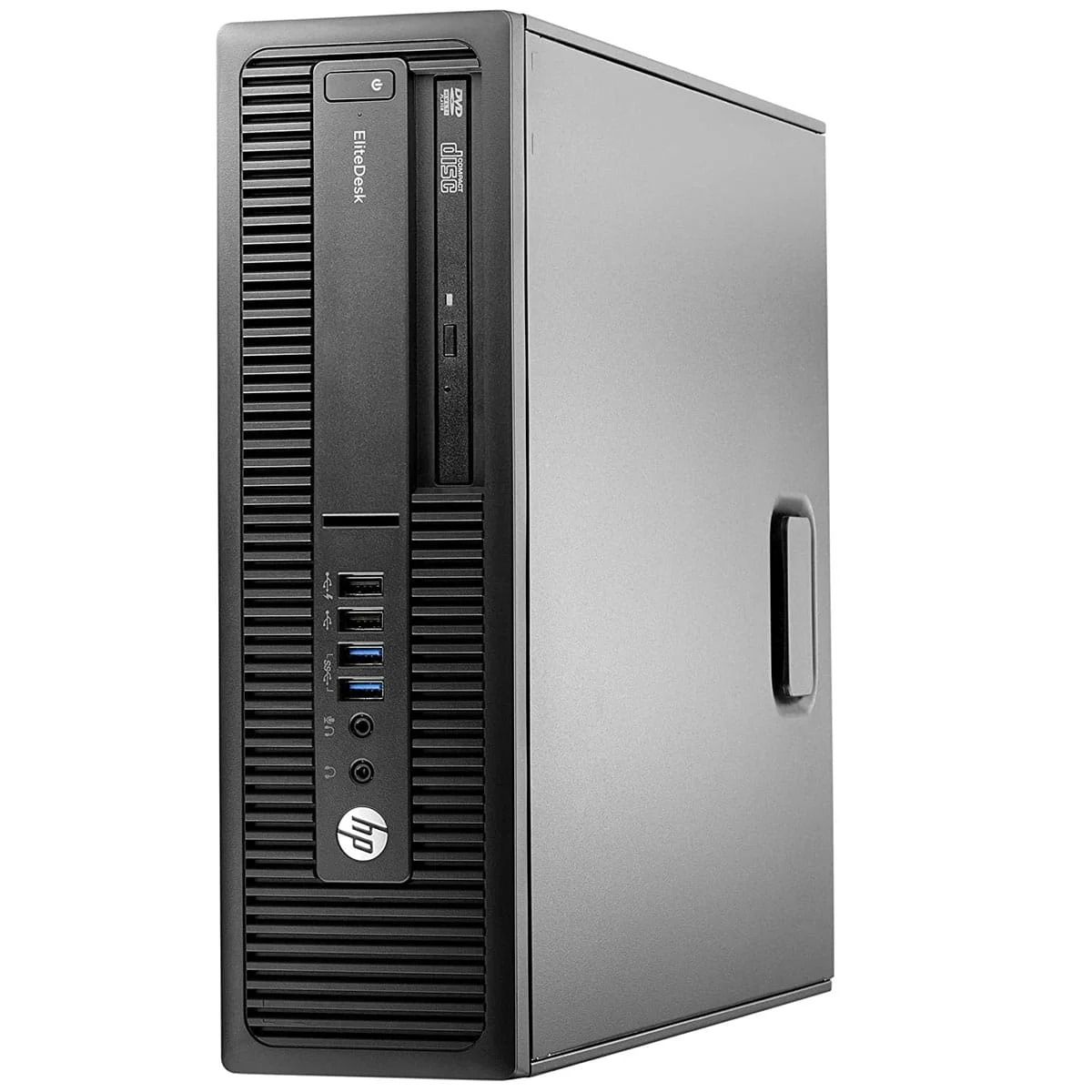 HP EliteDesk 800 G2 Core i5 8GB RAM 500GB HDD + 20” HP ProDisplay Monitor  (REFURBISHED)– Complete Office & Home Desktop Computer Set (Keyboard & Mouse)  WINDOWS AND OFFICE READY AND FREE WIFI ADAPTER