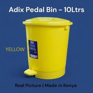 Adix Pedal Dust Bin – 10 Litres offers a clean and convenient waste disposal solution for homes, offices, and commercial spaces. perfect for bathrooms, kitchens, and work areas where space is limited.