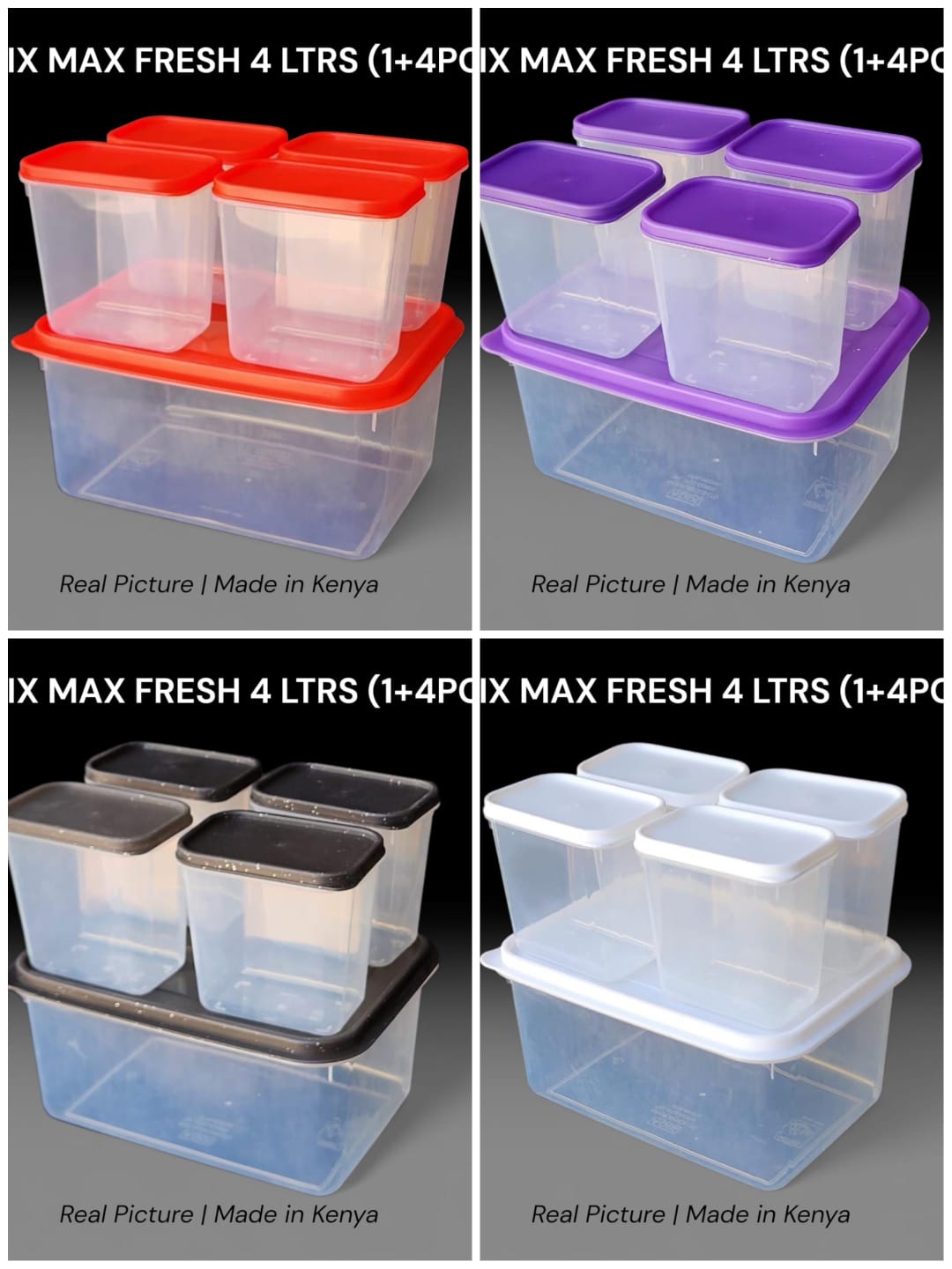 Adix Max Fresh 5pcs Food Storage  Containers Set designed to help you organize your kitchen, keep food fresh, and  store leftovers or pantry supplies neatly perfect for storing spices, snacks, durable