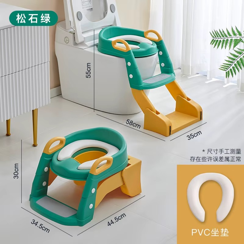 3-in-1 Potty Training Seat & Toilet / Toddler Toilet Seat with Step Stool Ladder for Boys & Girls, Kids, Foldable Potty Chair With Urinal & Splash Guard