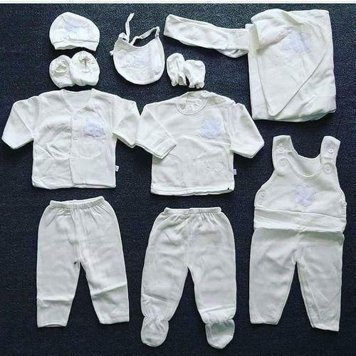 11 pieces New born Baby Layette Set Custom Infant Clothes- Bodysuits Pants Set Toddler Girl Boy Baby Gift Sets.