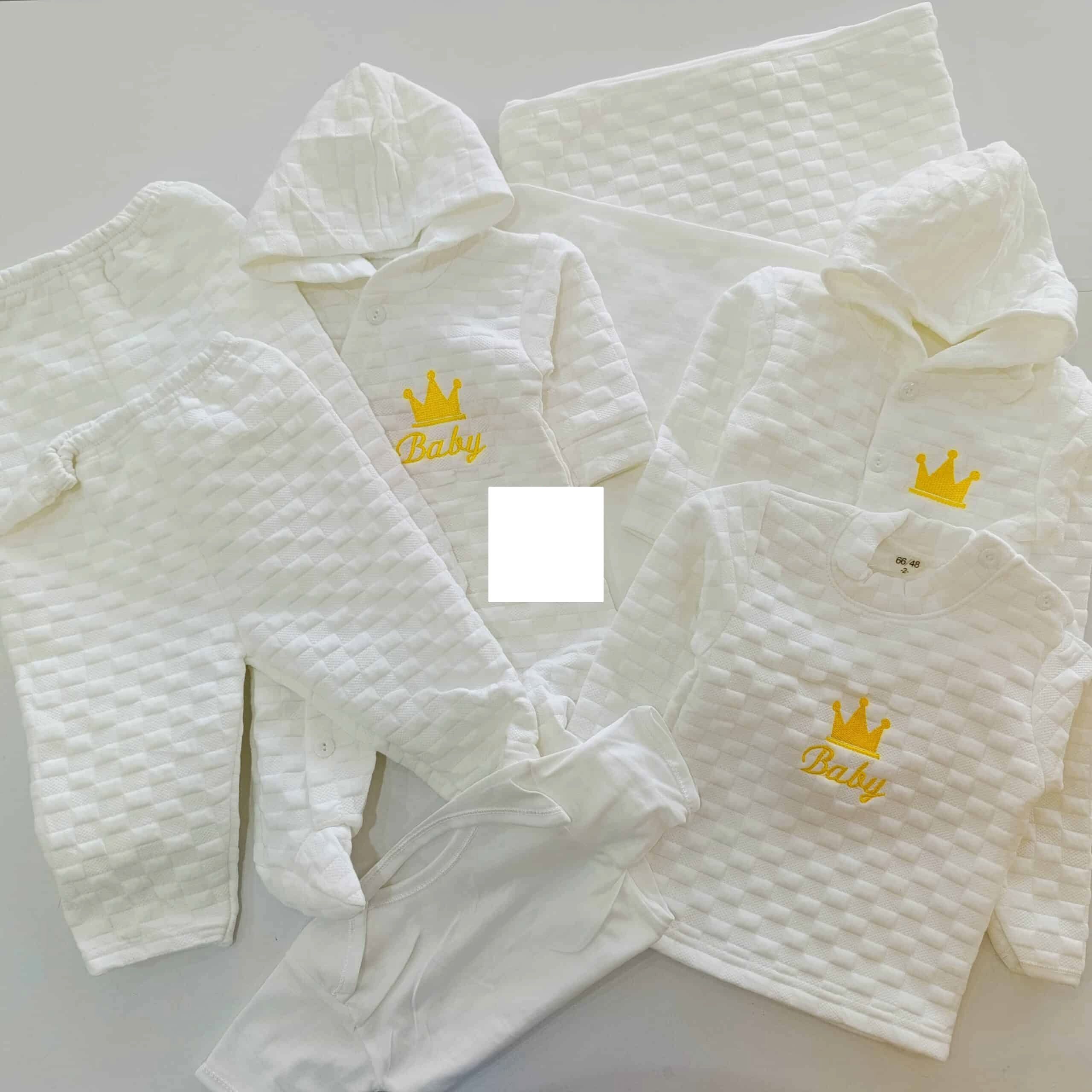 8-piece 0-6 Months Layette Pour Bebe Boys Girls Clothes New Born Winter Outfit Infant Romper Winter Fall Baby Welcome Clothes Set