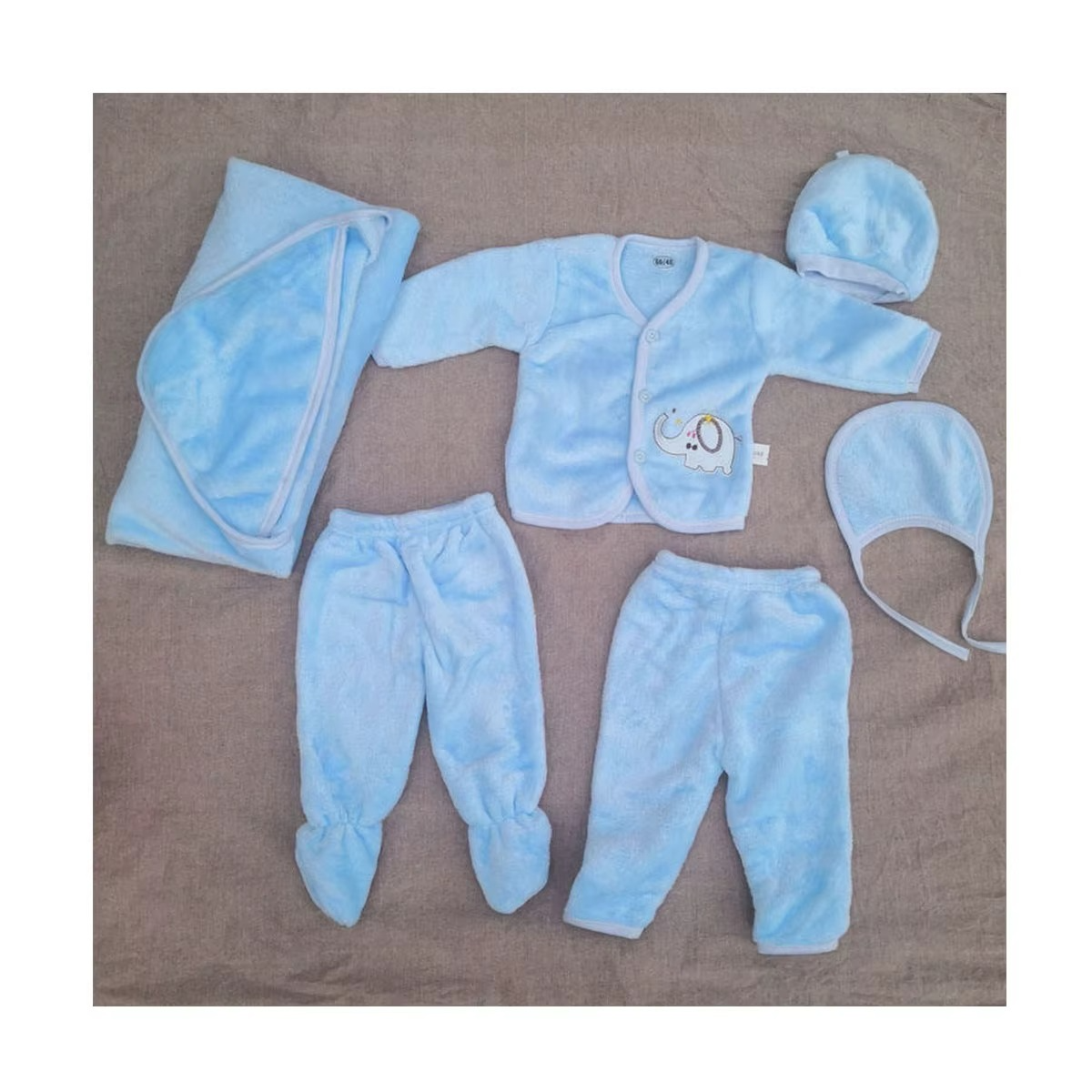 Newborn Essentials Baby Clothing Sets Newborn Clothes Wholesale 6 Pieces Flannel Newborn Winter Baby Clothes