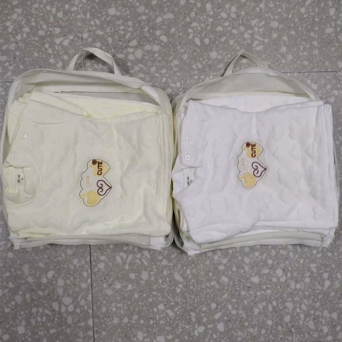 Unisex Baby Clothes 8 Piece Full Baby Layette Set Cotton Newborn Clothes Gift Set 0-6Months Babies Winter Wear