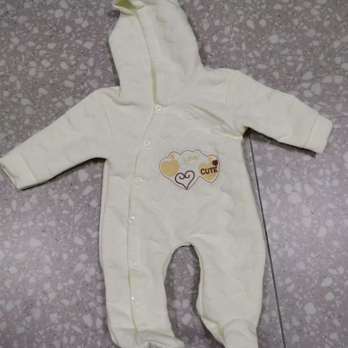 Unisex Baby Clothes 8 Piece Full Baby Layette Set Cotton Newborn Clothes Gift Set 0-6Months Babies Winter Wear