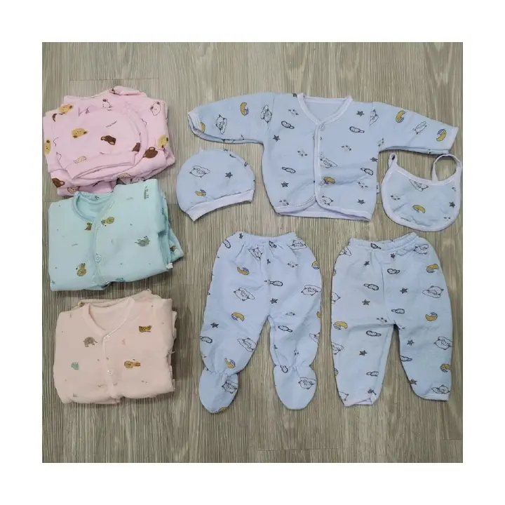 5-piece New Born Baby Clothes Winter Layette Gift Set Neutral Baby Clothes Newborn Baby Boy Girls Clothes Set