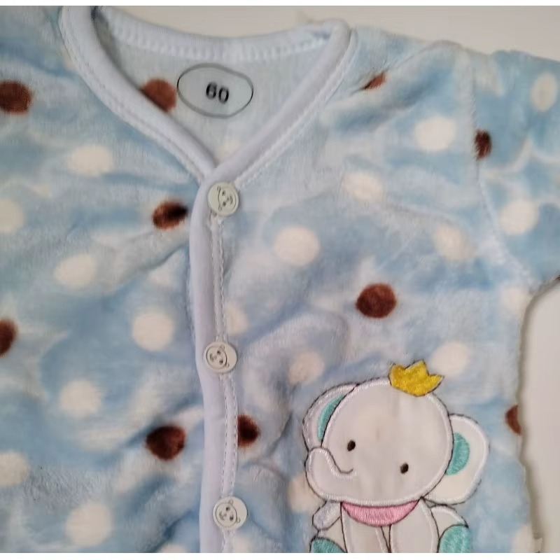 0-6M Boys Girls Baby Clothes Set Newborn Essentials 5 Piece Full Printing With Embroidery Cute Newborn Baby Clothes