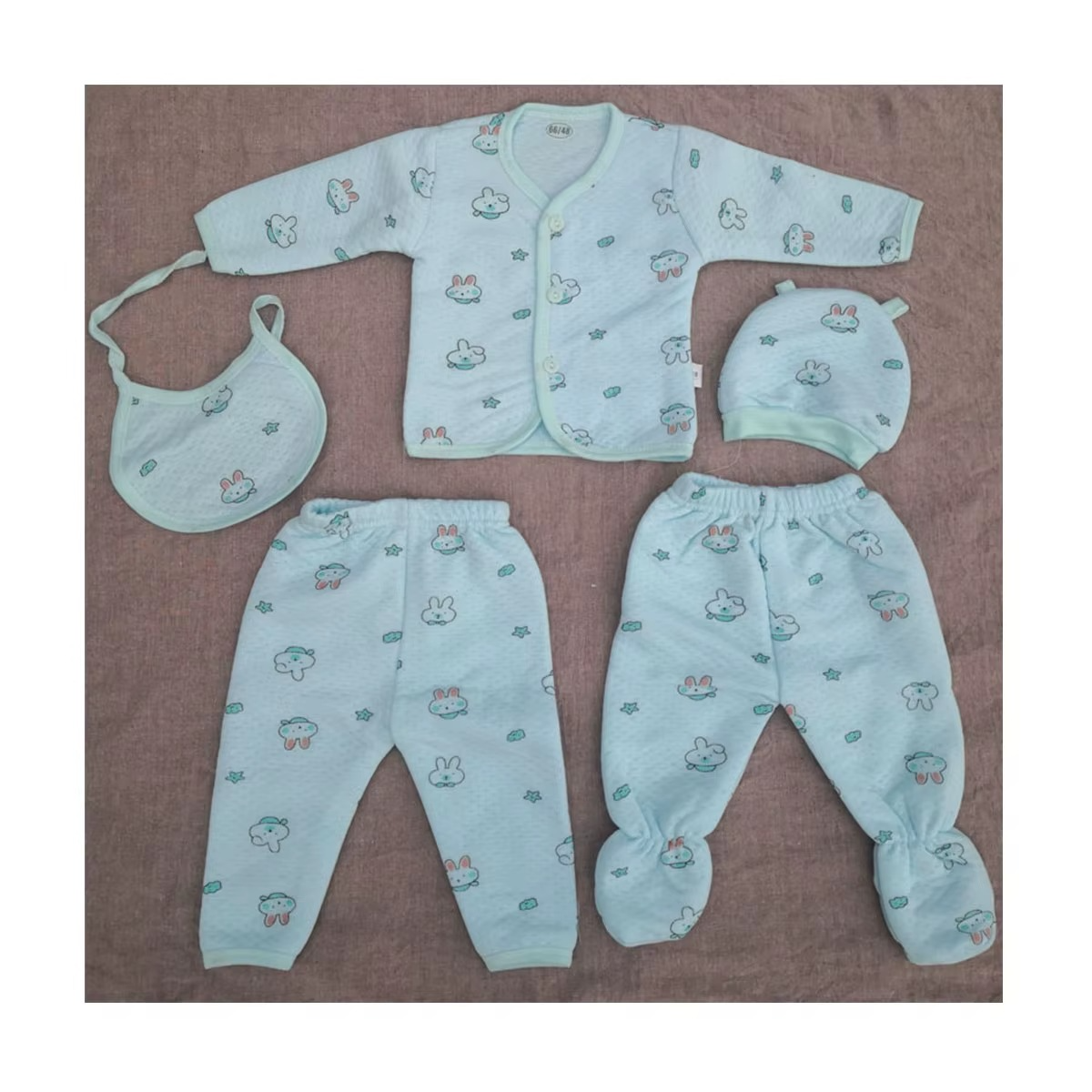 5-piece NewBorn Baby Clothes Winter Layette Gift Set Neutral Baby Clothes Newborn Baby Boy Girls Clothes Set