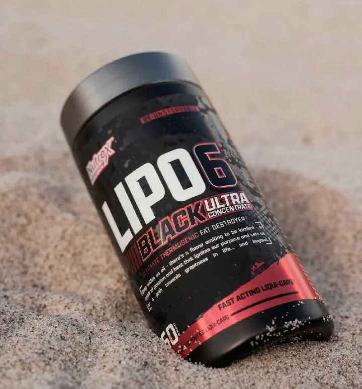 NUTREX LIPO-6 BLACK ULTRA CONCENTRATE (EXTREME FAT-LOSS SUPPORT) Food supplement with Caffeine and Citrus Aurantium 60 Liquid capsules