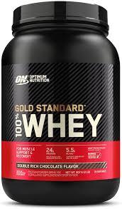 Optimum Nutrition Gold Standard 100% Whey Chocolate - 24g Blended Protein Consisting Of Whey Protein Isolate, Whey Protein Concentrate, And Whey Peptides To Support Lean Muscle Mass