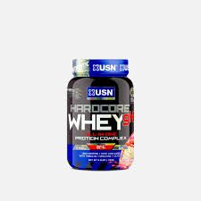 USN Hardcore Whey gH All-In-One Protein Complex 908g (2lbs) – 54g Protein Per Serving, High Protein Low Carb Formula with Creatine, Tribulus & Glycine for Muscle Growth & Strength