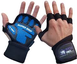 Breathable Half Finger Gym Gloves with Wrist Support – Anti-Slip Weight Lifting Gloves for Men & Women, Padded Palm Workout Gloves for Fitness, Bodybuilding & Cross Training