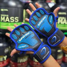 Breathable Half Finger Gym Gloves with Wrist Support – Anti-Slip Weight Lifting Gloves for Men & Women, Padded Palm Workout Gloves for Fitness, Bodybuilding & Cross Training