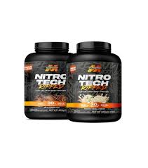 MuscleTech NitroTech Ripped Lean Whey Protein Powder, 30g Protein with Ripped Matrix for Weight Management, Low Fat High Performance Supplement, Vanilla Cream 4lbs (1.81kg)
