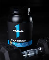 Rule 1 R1 Whey Protein Powder, 24g Protein per Serving, 100% Whey Blend with 11g EAAs & BCAAs, Fast Absorbing Muscle Recovery & Lean Muscle Support