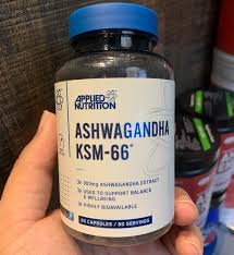 Applied Nutrition Ashwagandha KSM-66 Capsules, High Strength Adaptogen Extract for Stress Support, Mood Balance & Energy, Highly Bioavailable Herbal Supplement Capsules