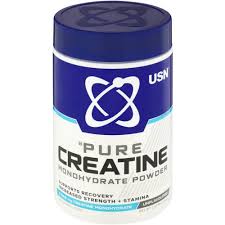 USN Pure Creatine Monohydrate Powder, Unflavoured High Strength Creatine for Increased Strength, Power & Muscle Recovery, Supports Performance & Stamina for Gym & Training