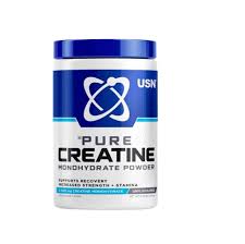USN Pure Creatine Monohydrate Powder, Unflavoured High Strength Creatine for Increased Strength, Power & Muscle Recovery, Supports Performance & Stamina for Gym & Training