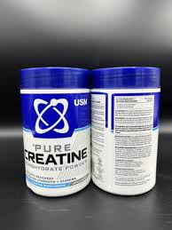 USN Pure Creatine Monohydrate Powder, Unflavoured High Strength Creatine for Increased Strength, Power & Muscle Recovery, Supports Performance & Stamina for Gym & Training