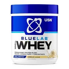 ​BlueLab™ 100% Whey ultra-premium blend of the highest quality whey protein isolate, concentrate and hydrolysate for optimal muscle development, support and recovery