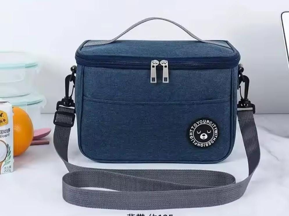 Insulated 9L Large Capacity Lunch Bag – Portable Thermal Cooler Bag for Kids, Women & Men with Adjustable Shoulder Strap, Leakproof & Durable for Work, School & Travel