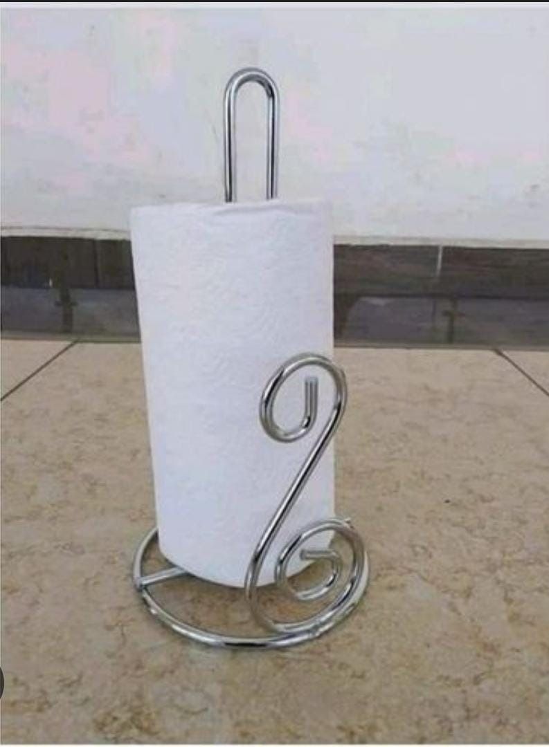 New arrival🔥🔥🔥🔥Stainless steel silver metallic kitchen towel holder now