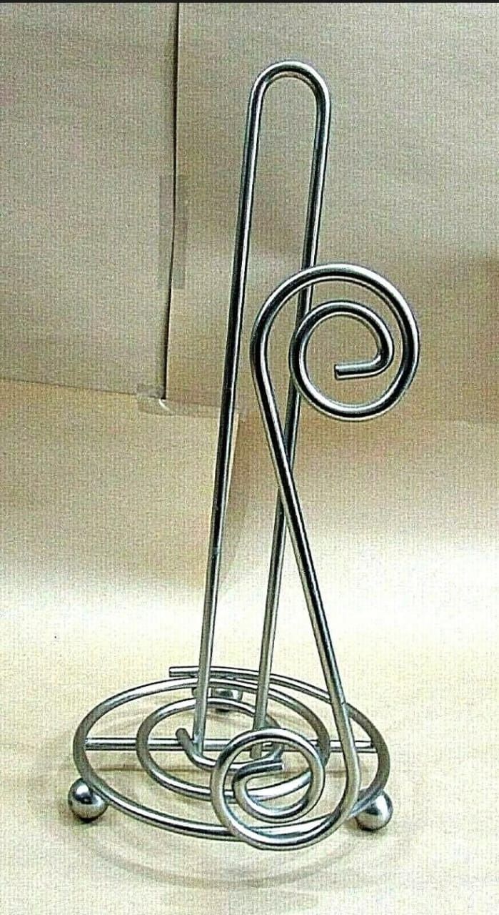 New arrival🔥🔥🔥🔥Stainless steel silver metallic kitchen towel holder now