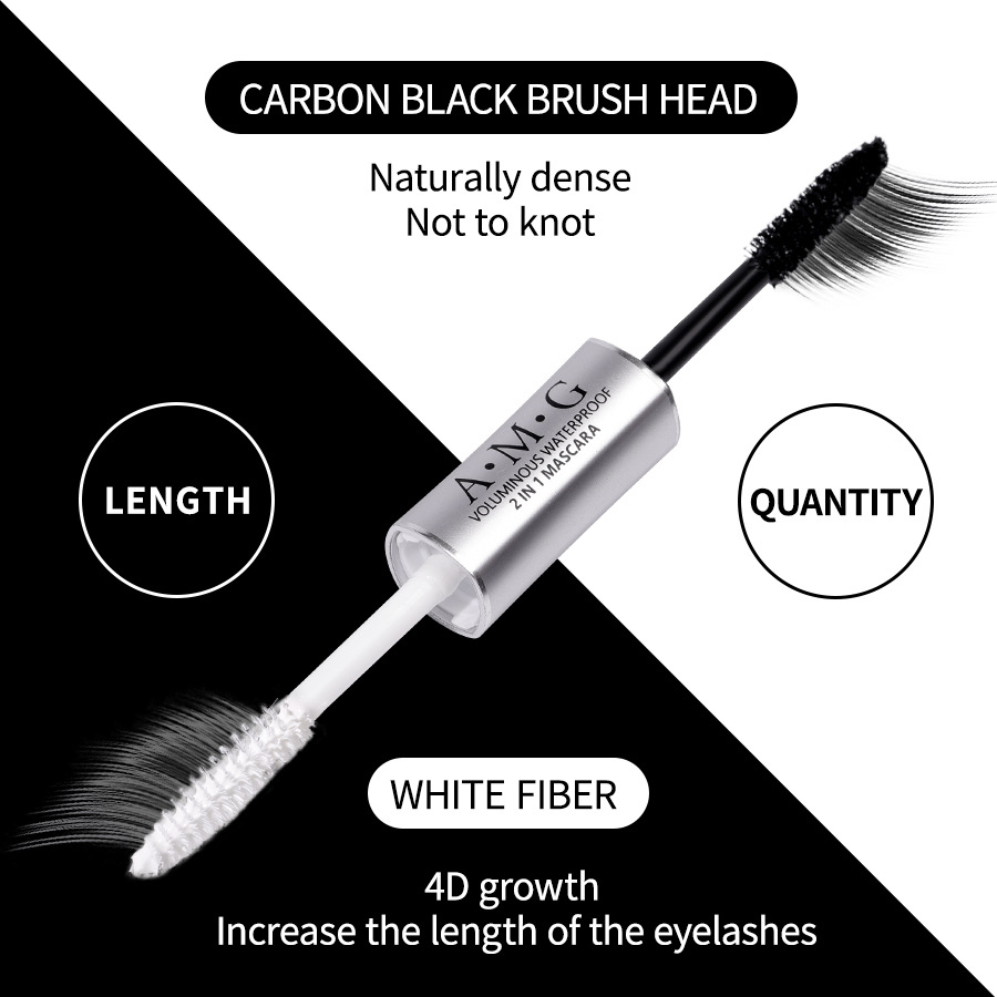 The popular AMG double-ended mascara is long, thick and long-lasting, and is not easy to smudge. Double-ended mascara
