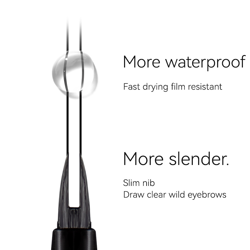 The hot-selling AMG two-pronged eyebrow pencil is an instant waterproof, sweat-proof and non-fading two-pronged eyebrow pencil