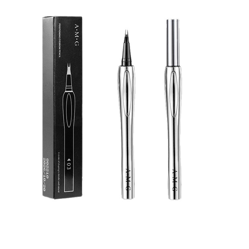 The hot-selling AMG two-pronged eyebrow pencil is an instant waterproof, sweat-proof and non-fading two-pronged eyebrow pencil