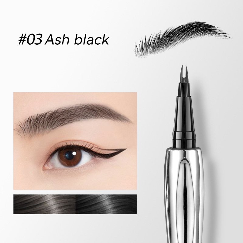 The hot-selling AMG two-pronged eyebrow pencil is an instant waterproof, sweat-proof and non-fading two-pronged eyebrow pencil