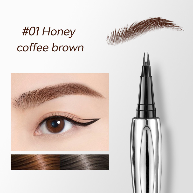 The hot-selling AMG two-pronged eyebrow pencil is an instant waterproof, sweat-proof and non-fading two-pronged eyebrow pencil