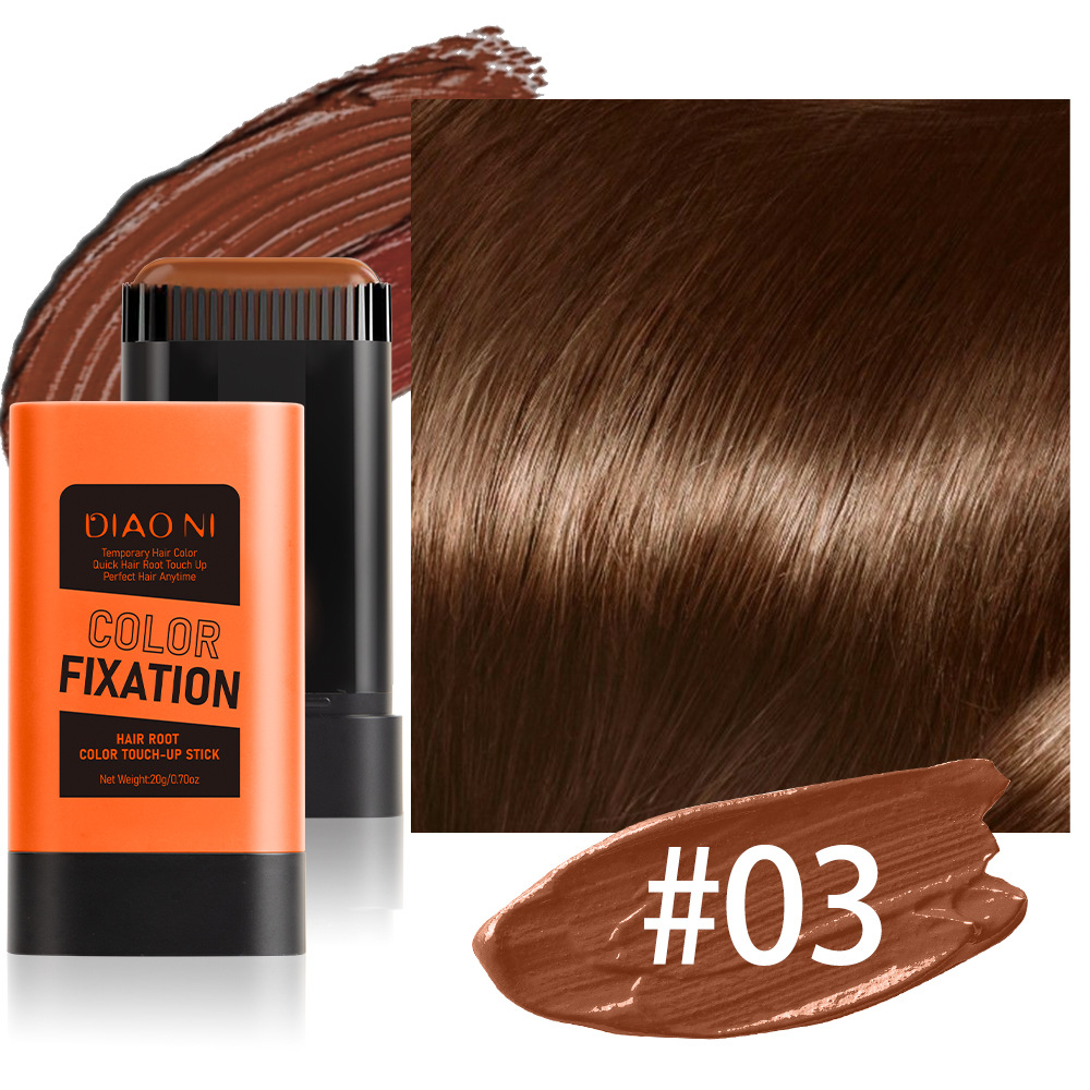 DIAONI covers white hair, hair dyeing comb, hairdressing disposable hair dyeing pen, portable hair dyeing stick