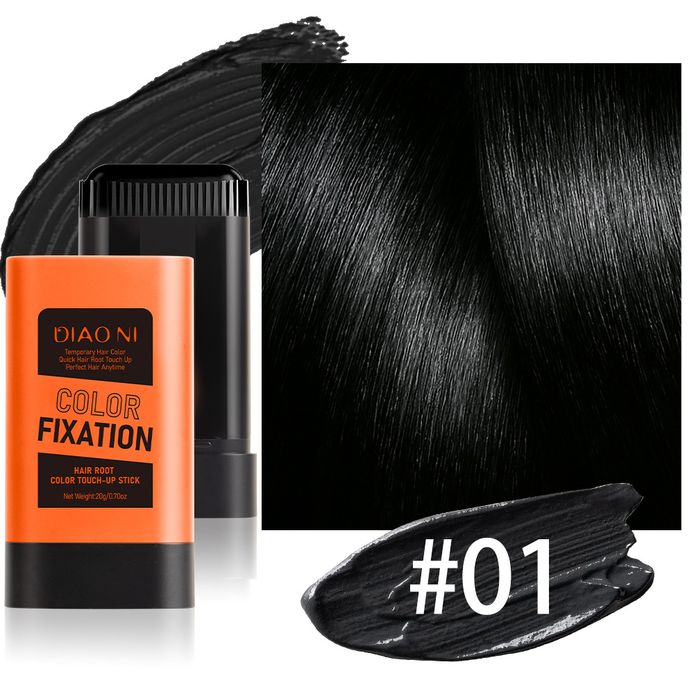 DIAONI covers white hair, hair dyeing comb, hairdressing disposable hair dyeing pen, portable hair dyeing stick