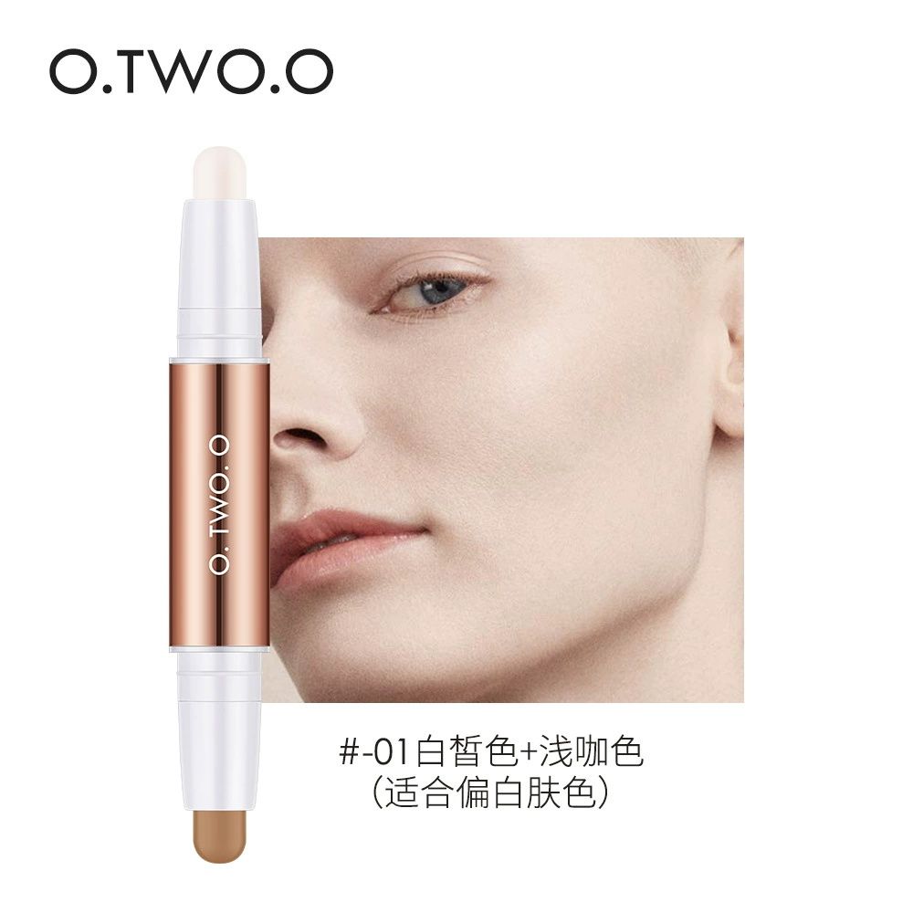 O.TWO.O glow shaping light and shadow double-ended contour stick SC030 clavicle shadow pen facial three-dimensional highlight concealer