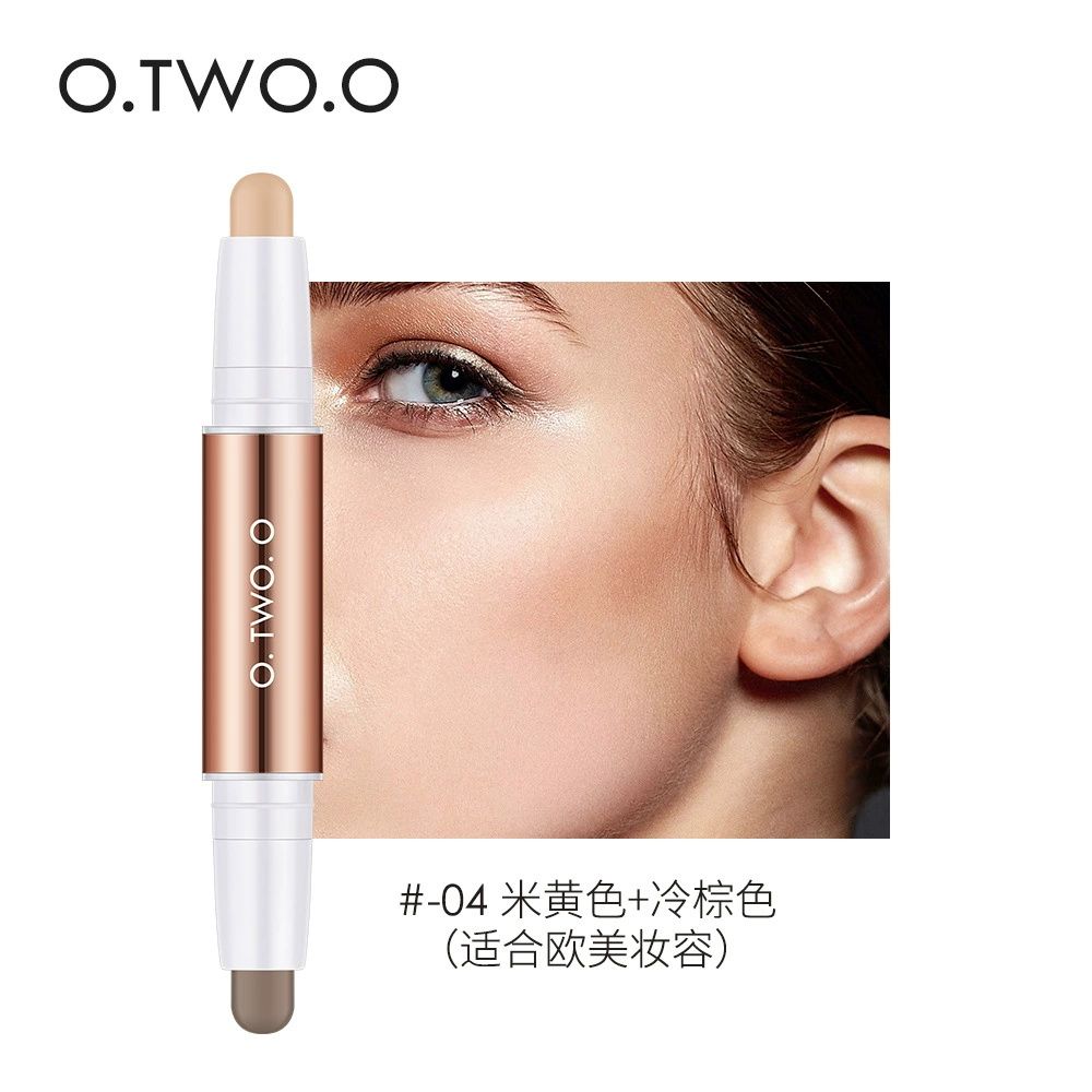 O.TWO.O glow shaping light and shadow double-ended contour stick SC030 clavicle shadow pen facial three-dimensional highlight concealer