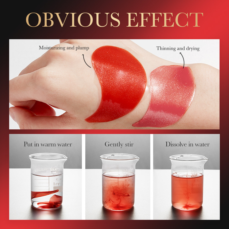 SADOER red pomegranate eye mask moisturizes the eye area and improves dark circles and wrinkles