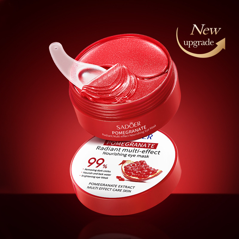 SADOER red pomegranate eye mask moisturizes the eye area and improves dark circles and wrinkles