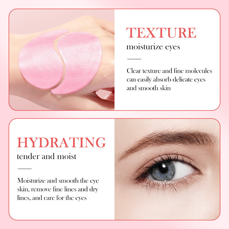 BIOAOUA rose hyaluronic acid moisturizing eye mask Eye mask eye mask  rose hyaluronic acid moisturizing eye mask