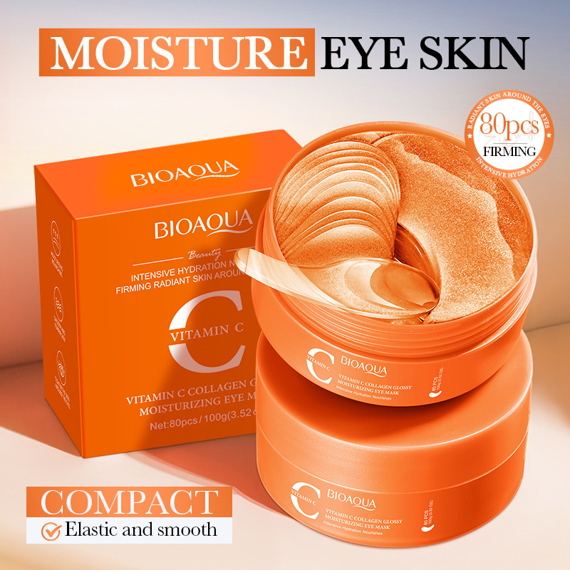 Vitamin C Eye Mask 80pcs Collagen Bright Moisturizing Eye Mask   Vitamin C Eye Mask 80pcs Collagen Bright Moisturizing Eye Mask