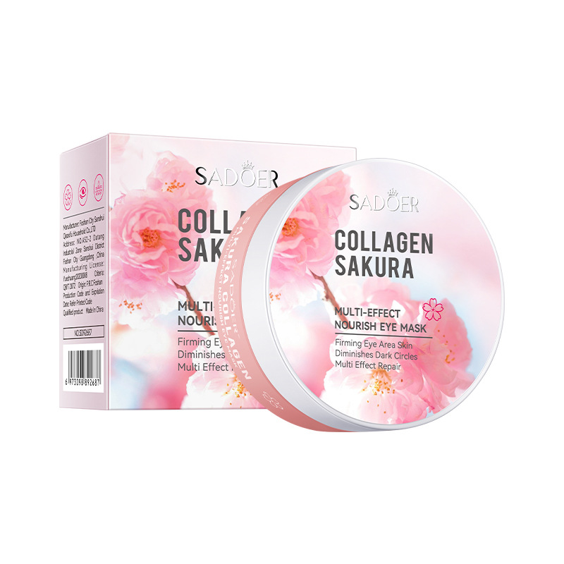 Sakura Eye Mask 80g SADOER Collagen Hydrating and Moisturizing Eye Mask  Eye Mask