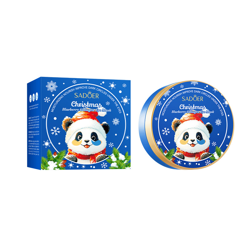 Christmas Blueberry Collagen Eye Mask SADOER Moisturizing Eye Mask  Christmas Blueberry Collagen Eye Mask SADOER Moisturizing Eye Mask