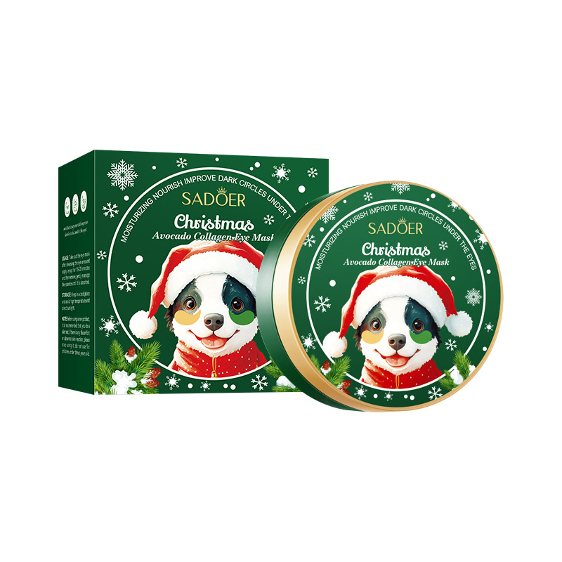 Christmas Blueberry Collagen Eye Mask SADOER Moisturizing Eye Mask  Christmas Blueberry Collagen Eye Mask SADOER Moisturizing Eye Mask