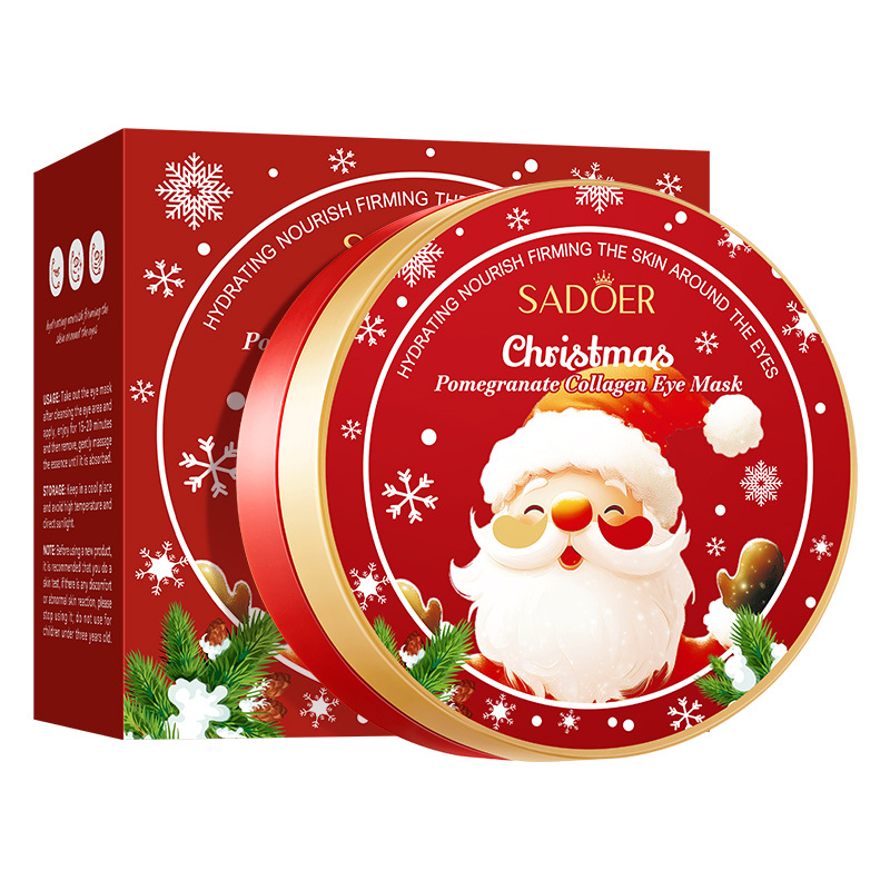 Christmas Blueberry Collagen Eye Mask SADOER Moisturizing Eye Mask  Christmas Blueberry Collagen Eye Mask SADOER Moisturizing Eye Mask