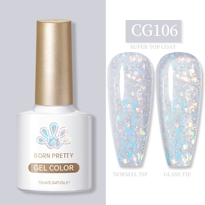 BORN PRETTY full set of manicure phototherapy glue set 130 colors of flash nail polish glue UV glue gel