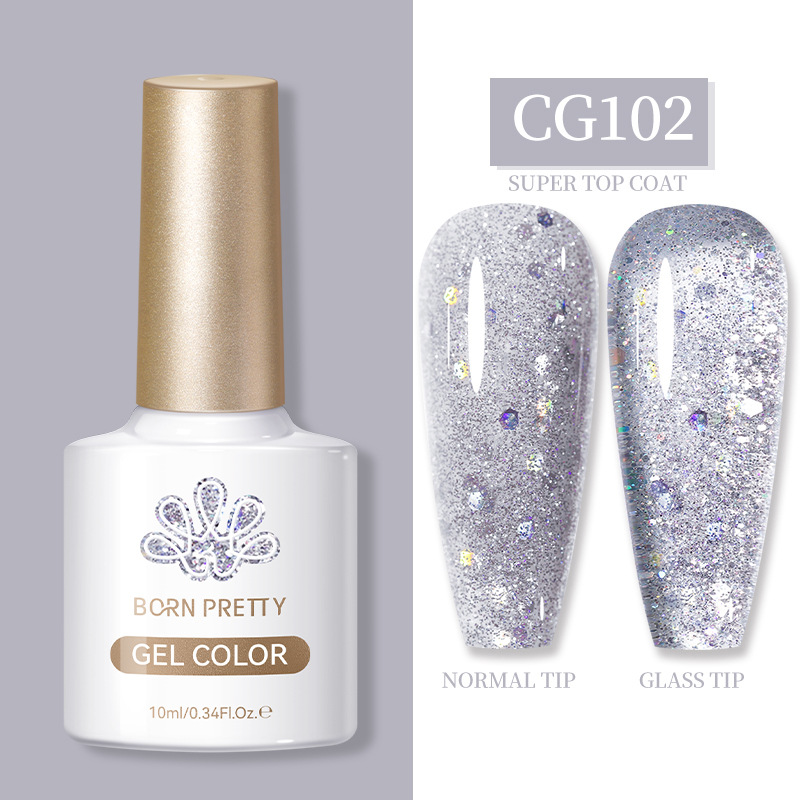 BORN PRETTY full set of manicure phototherapy glue set 130 colors of flash nail polish glue UV glue gel