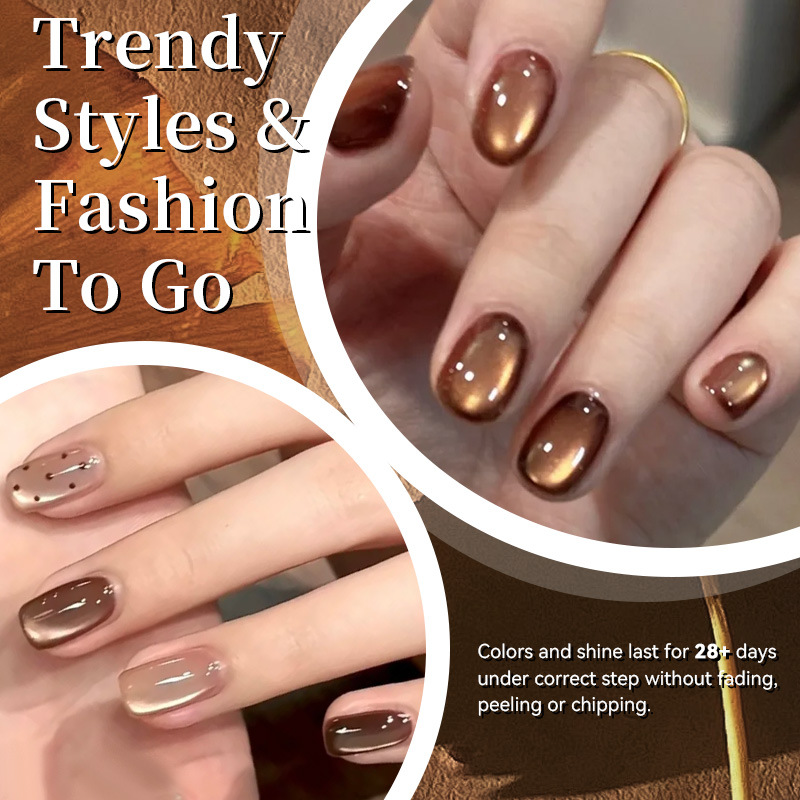 BORN PRETTY Mint Mambo Glass Beads Summer Crystal Cat Eye Gel Ice Transparent Polarized Cat Eye Nail Polish