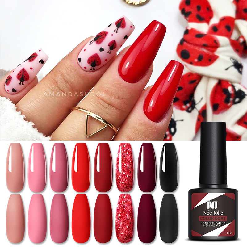 Nail polish gel set, manicure, phototherapy gel, nail polish gel, 100 colors