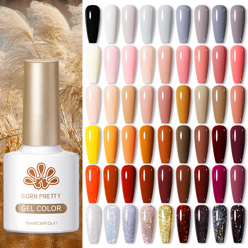 BORN PRETTY full set of manicure nail polish glue phototherapy glue 130 colors nail UV glue gel